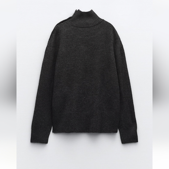 🆕Zara Knit Sweater with Buttons - Picture 6 of 8